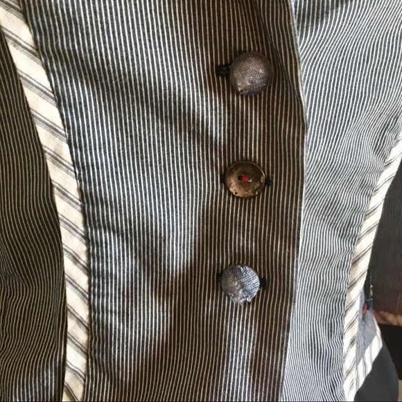 Victorian Style 3/4 Length Sleeve Blazer - Picture 3 of 5